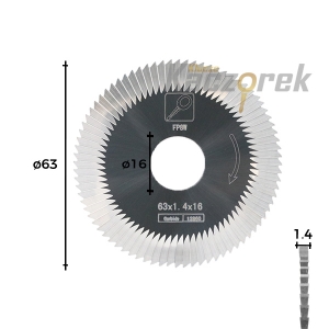 Frez 030 - FP8W - WIDIA